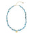 Turquoise Chip Bead Evil Eye Necklace