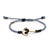 Denin w/ Black & Gold Men's Anchor Bracelet