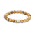 Picture Jasper & Gold Men's Stretch Bracelet